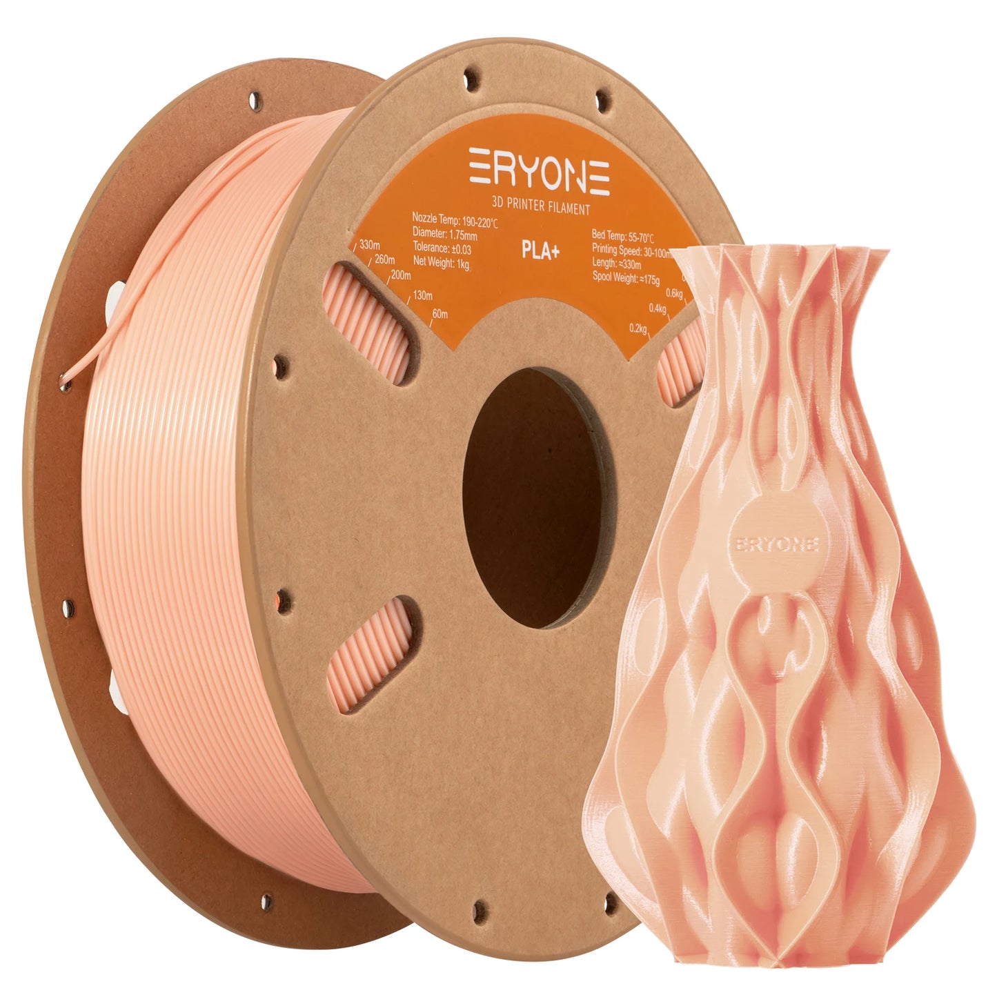 ERYONE PLA Plus Filament 1kg (2.2lbs) 1.75mm 3D Printer Filament PLA Plus +-0.03mm